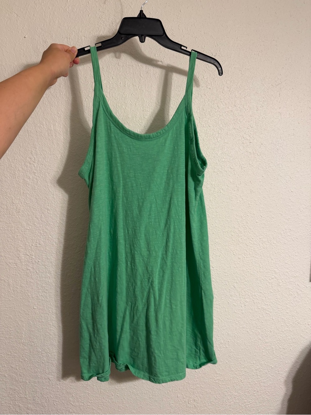 Women’s Green Scoop Neck Tank Top Dress